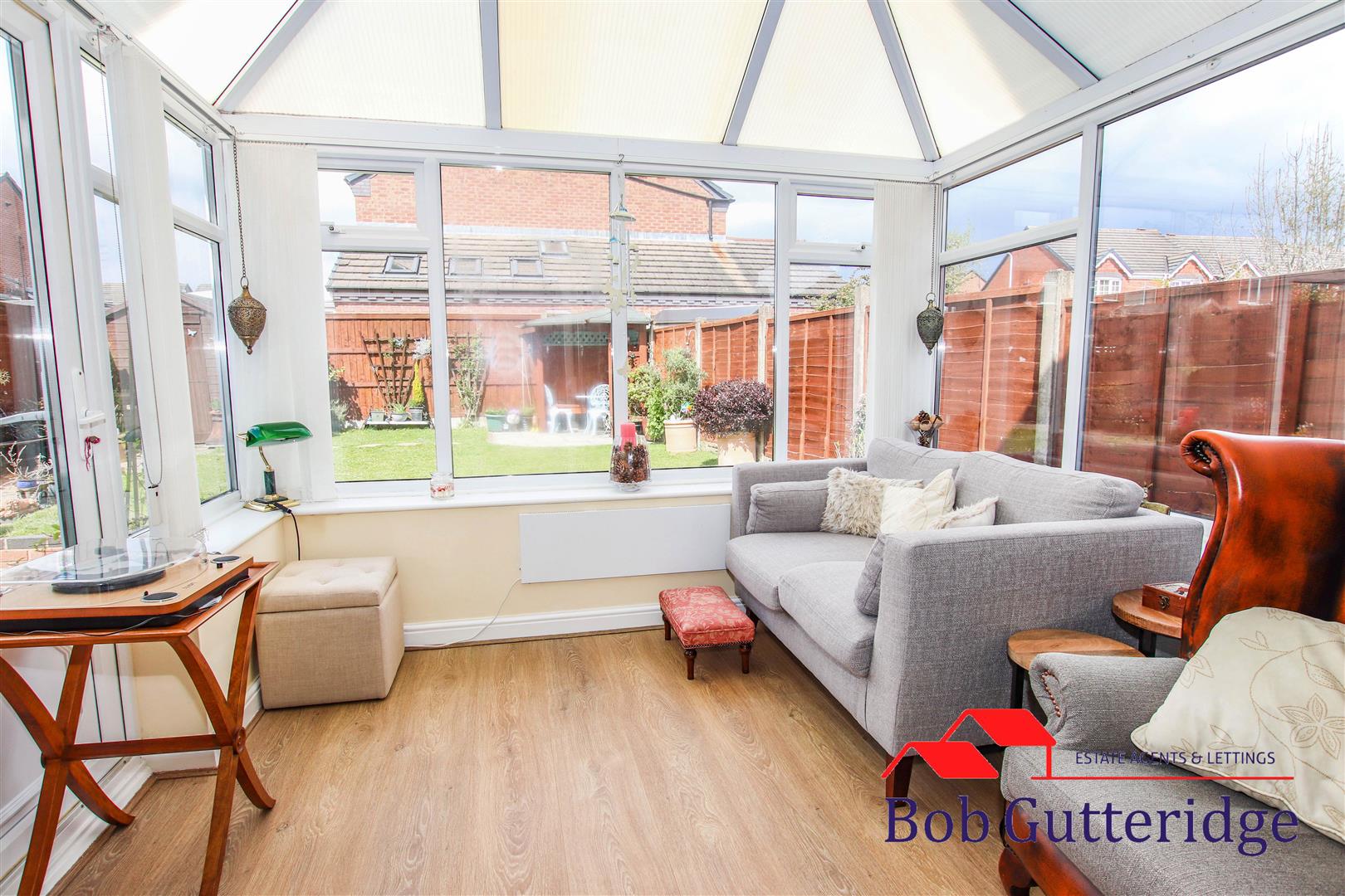 HALF BRICK & UPVC DOUBLE GLAZED CONSERVATORY